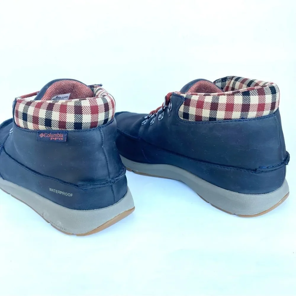 Columbia Bahama Boot PFG Lace Up Fishing Waterproof Techlite Navy Blue Size 9
